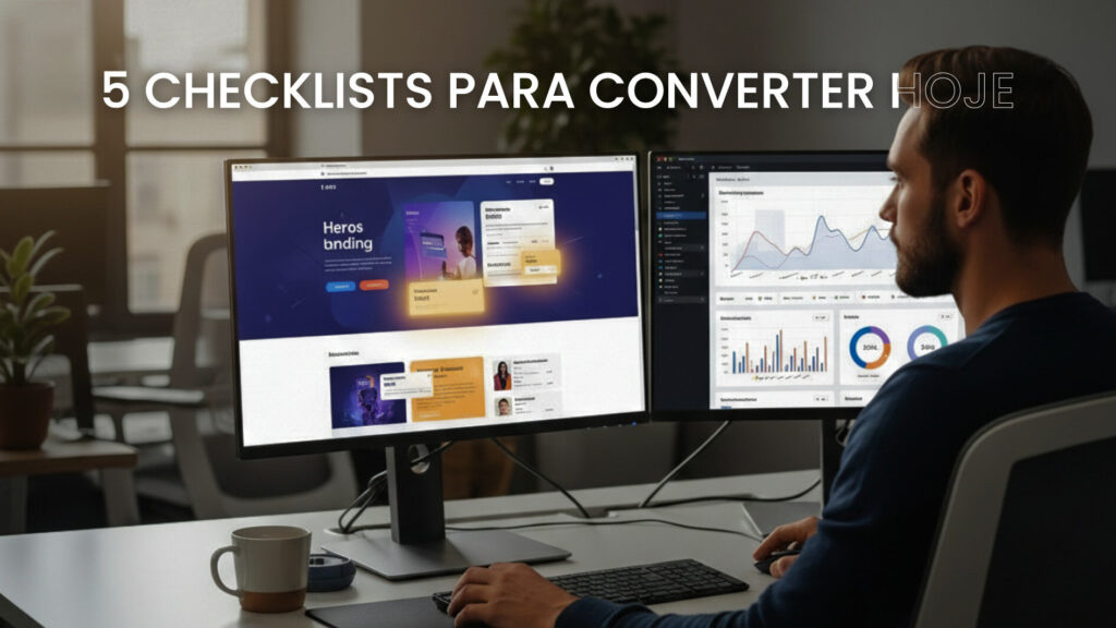 Pare de perder leads: 5 checklists rápidos para uma landing page que converte hoje